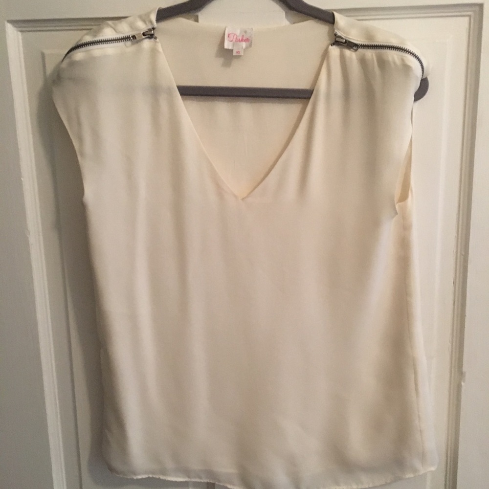 Parker blouse w zippers